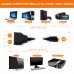 NGLIFE HDMI Male to Dual HDMI 1 Male to 2 Female HDMI Y Splitter Cable - Support Two TVs or Monitor Multi Monitor Adapter for HDMI HD, LED, LCD, TV, HDTV