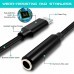 NGLIFE USB Type C Male to 3.5mm Female Jack Adapter - Audio Cable Stereo Earphone Headphone Converter with Realtek DAC Hi-res Noise Reduction chip 44/48KHZ Output for Android Phones