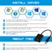 NGLIFE USB 3.0 to HDMI Adapter - with Audio Output Multiple Monitors HD 1080P Video USB Type A Cable for Laptop HDTV TV PC with Windows XP / 10/8.1/8 / 7 [ NO MAC & Vista ]